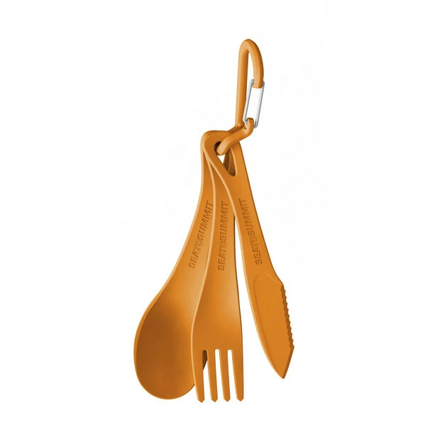 Sea to Summit Delta Cutlery Set orange 3 Sea to Summit Delta Cutlery Set orange