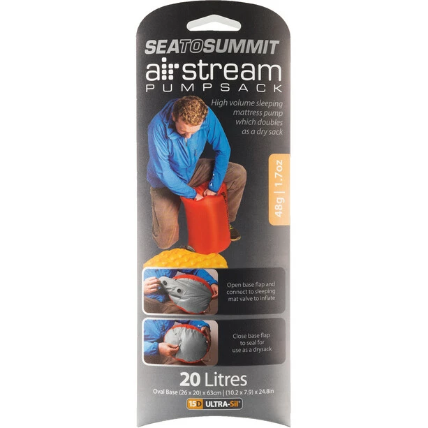 Sea to Summit Air Stream Pump Sack orange 4 Sea to Summit Air Stream Pump Sack orange - Image 2