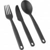 Sea to Summit Camp Cutlery Set 3 Pieces charcoal 1 Sea to Summit Camp Cutlery Set 3 Pieces charcoal -Hike & Camp Shop sea to summit camp cutlery set 3 pieces charcoal 1