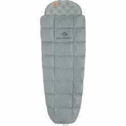 Sea to Summit Cinder Cd1 Integrated Down Quilt Long pale grey/dark grey