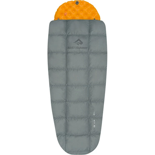 Sea to Summit Cinder Cd1 Integrated Down Quilt Regular pale grey/dark grey 3 Sea to Summit Cinder Cd1 Integrated Down Quilt Regular pale grey/dark grey