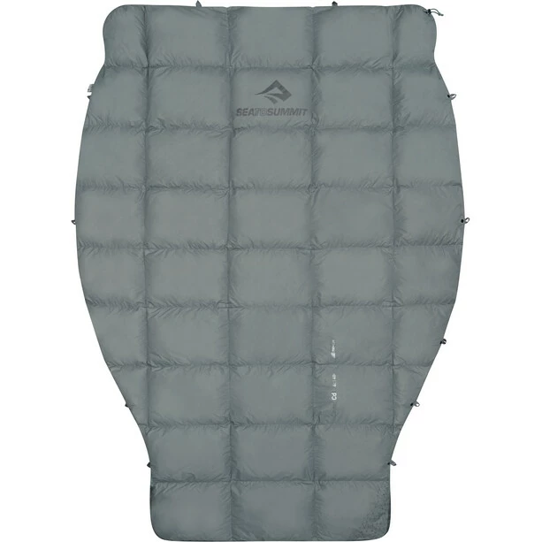 Sea to Summit Cinder Cd1 Integrated Down Quilt Regular pale grey/dark grey 4 Sea to Summit Cinder Cd1 Integrated Down Quilt Regular pale grey/dark grey - Image 2