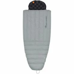 Sea to Summit Cinder Cd2 Integrated Down Quilt Long pale grey / dark grey