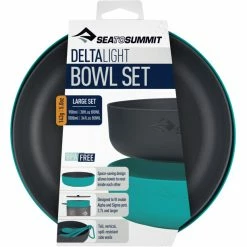 Sea to Summit DeltaLight Bowl Set Large pacific blue/charcoal -Hike & Camp Shop sea to summit deltalight bowl set large pacific blue charcoal 5