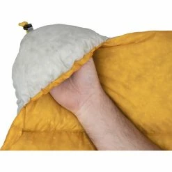 Sea to Summit Ember EbI Sleeping Bag Double light grey/yellow -Hike & Camp Shop sea to summit ember ebi sleeping bag double light grey yellow 4
