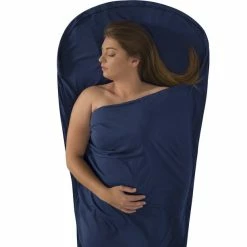 Sea to Summit Expander Liner Mummy with Hood navy blue