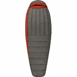 Sea to Summit Flame FmIV Sleeping Bag Regular Women dark grey/paprika