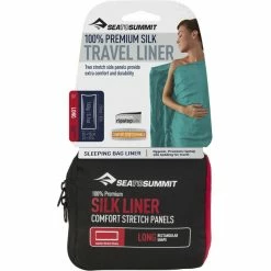 Sea to Summit Premium Silk Liner Long navy blue 9 Sea to Summit Premium Silk Liner Long navy blue -Hike & Camp Shop sea to summit premium silk liner long rectangular navy blue 4