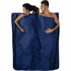 Sea to Summit Silk Stretch Liner Double navy blue