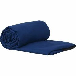 Sea to Summit Silk Stretch Liner Double navy blue -Hike & Camp Shop sea to summit silk stretch liner double rectangular navy blue 3
