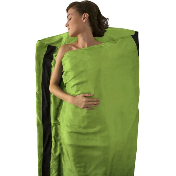Sea to Summit Silk Stretch Liner Long green 4 Sea to Summit Silk Stretch Liner Long green - Image 2