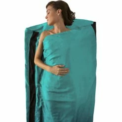 Sea to Summit Silk Stretch Liner Long sea foam
