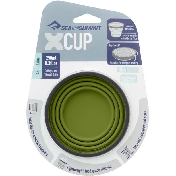 Sea to Summit X-Cup olive 7 Sea to Summit X-Cup olive - Image 5