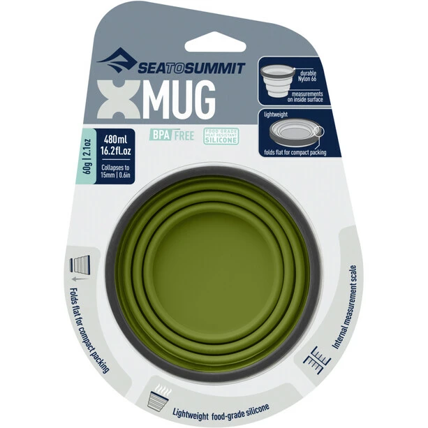 Sea to Summit X-Mug olive 7 Sea to Summit X-Mug olive - Image 5