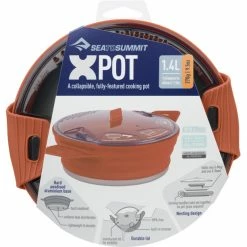 Sea to Summit X-Pot 1.4l rust -Hike & Camp Shop sea to summit x pot 14l rust 3